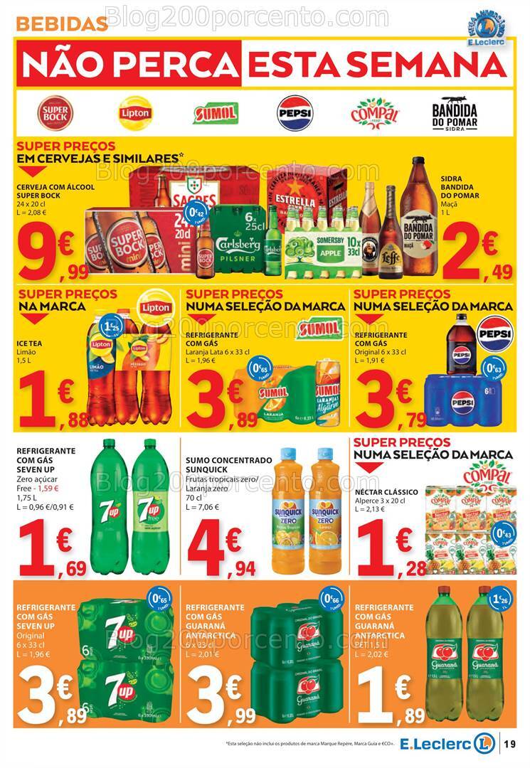 Antevisão Folheto E-LECLERC Promoções de 31 outubro a 6 novembro