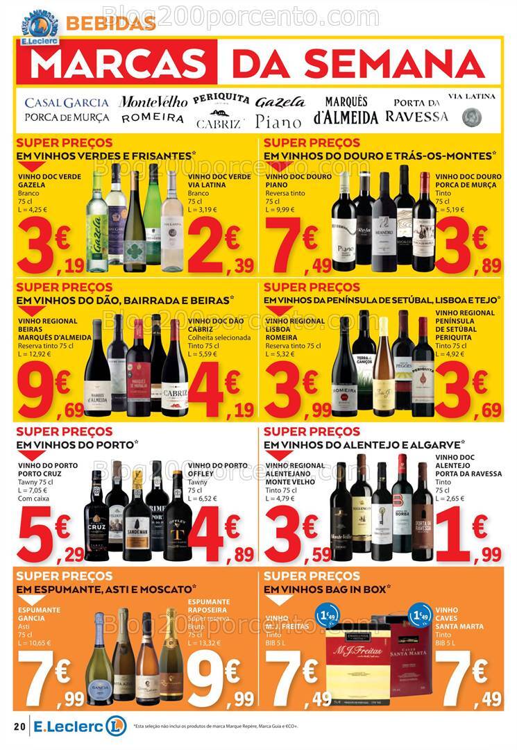 Antevisão Folheto E-LECLERC Promoções de 31 outubro a 6 novembro