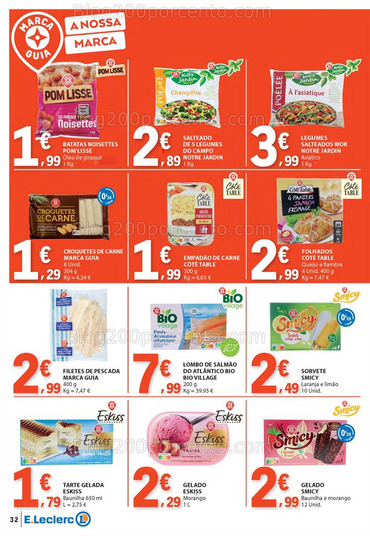 Antevisão Folheto E-LECLERC Promoções de 22 a 30 abril