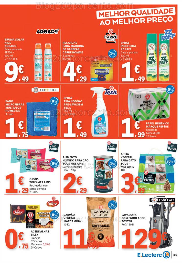 Antevisão Folheto E-LECLERC Promoções de 22 a 30 abril