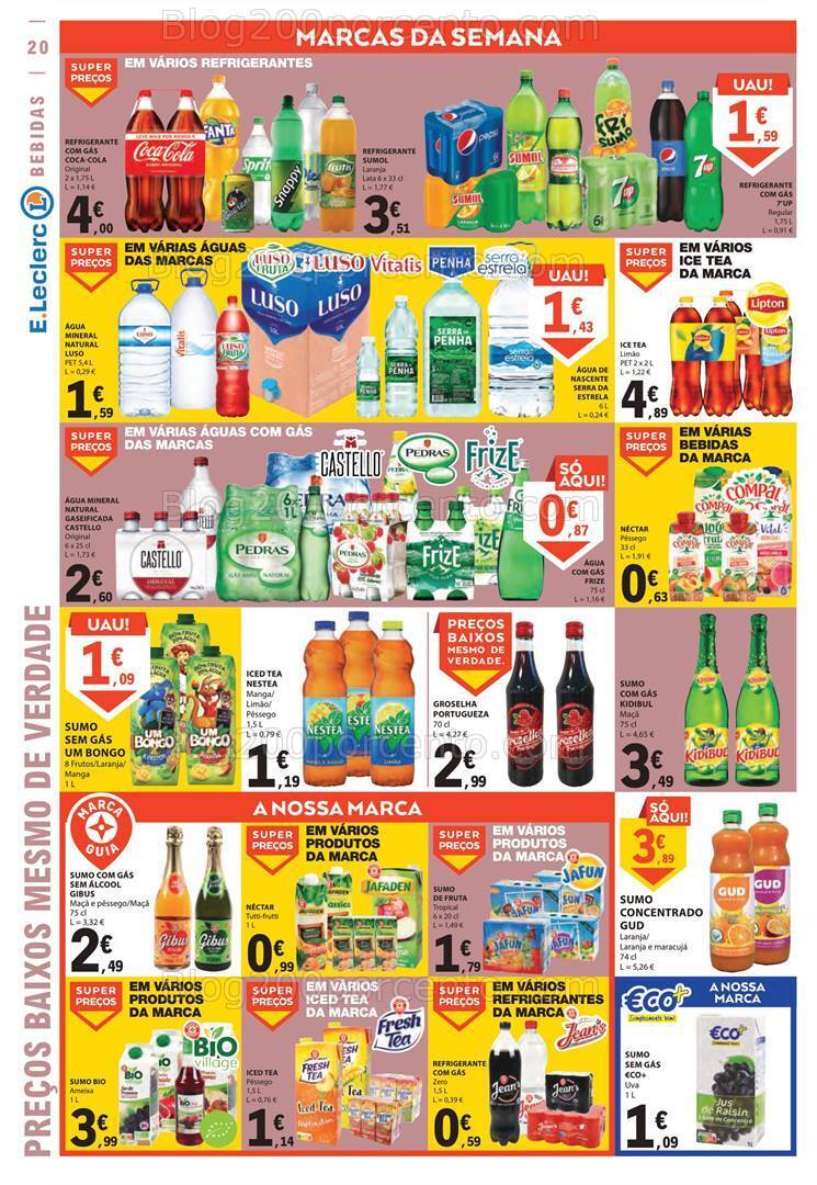 Antevisão Folheto E-LECLERC Promoções de 19 a 25 outubro