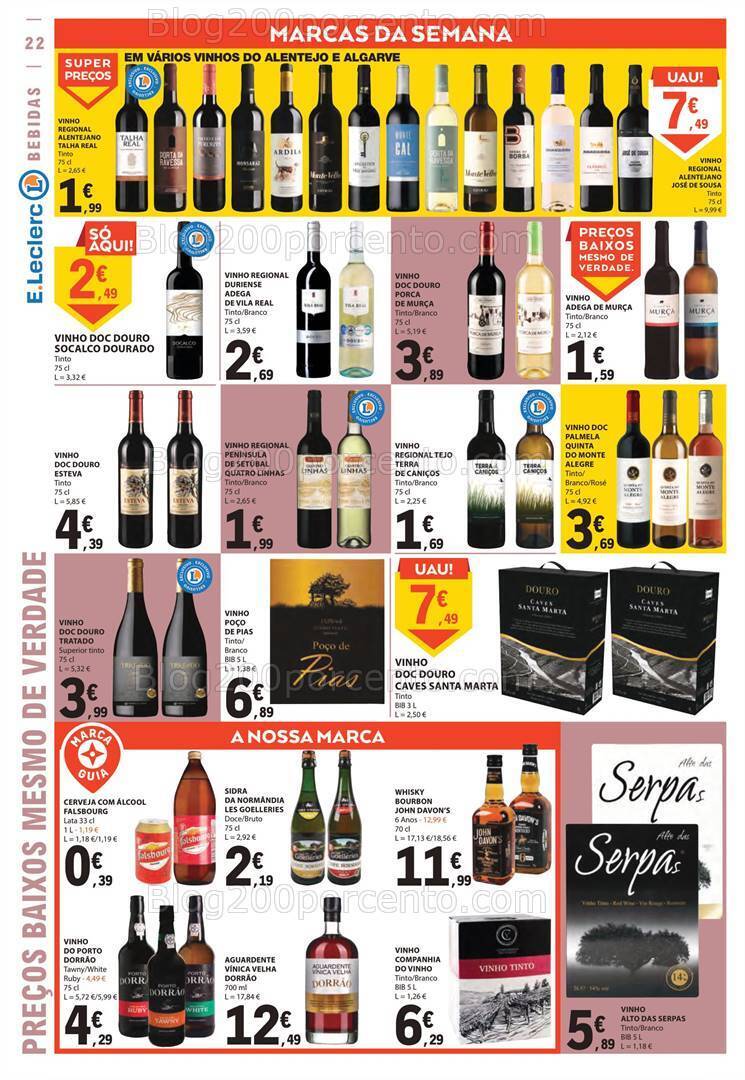 Antevisão Folheto E-LECLERC Promoções de 19 a 25 outubro