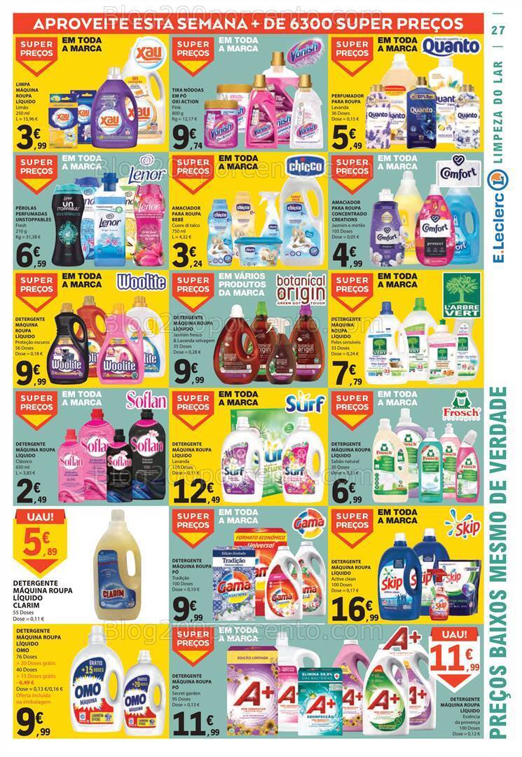 Antevisão Folheto E-LECLERC Promoções de 19 a 25 outubro
