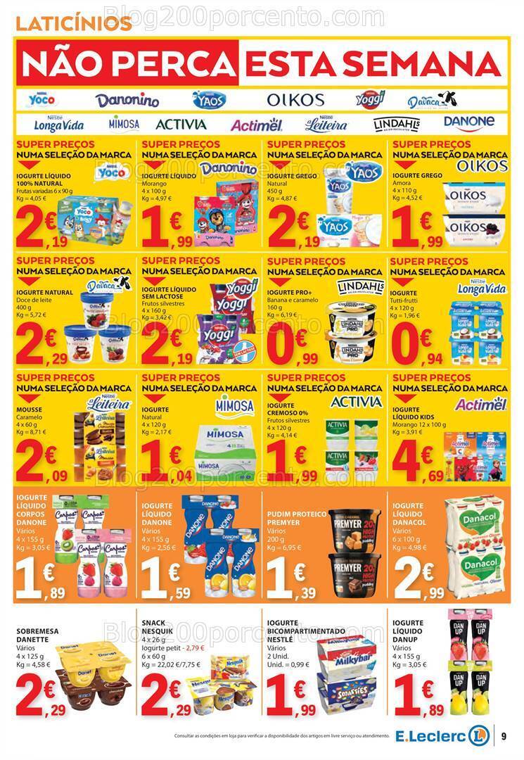 Antevisão Folheto E-LECLERC Promoções de 21 a 27 março