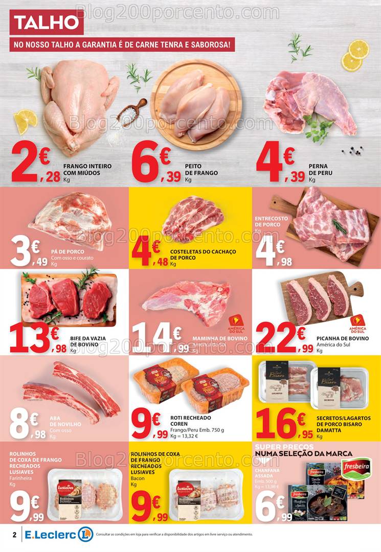 Antevisão Folheto E-LECLERC Promoções de 3 a 9 abril