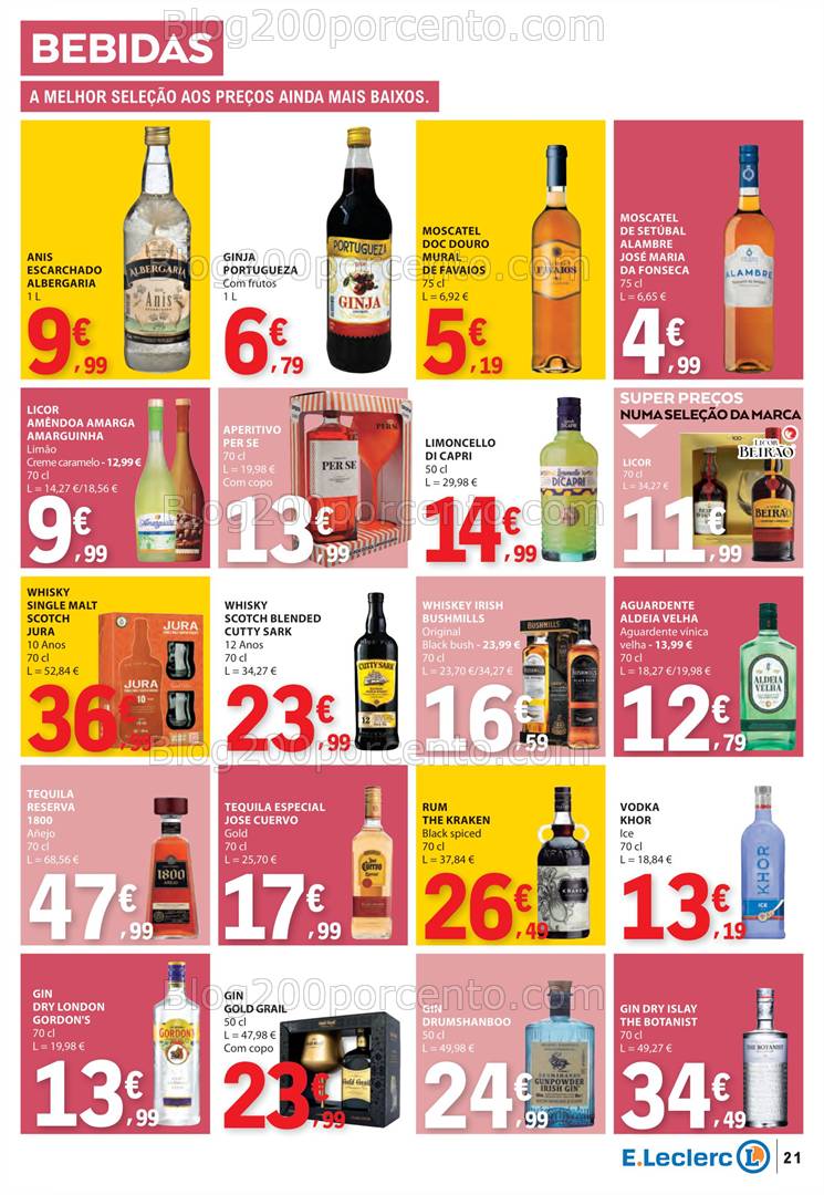 Antevisão Folheto E-LECLERC Promoções de 3 a 9 abril