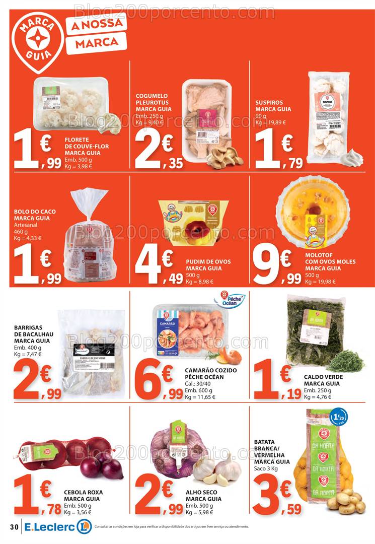 Antevisão Folheto E-LECLERC Promoções de 3 a 9 abril