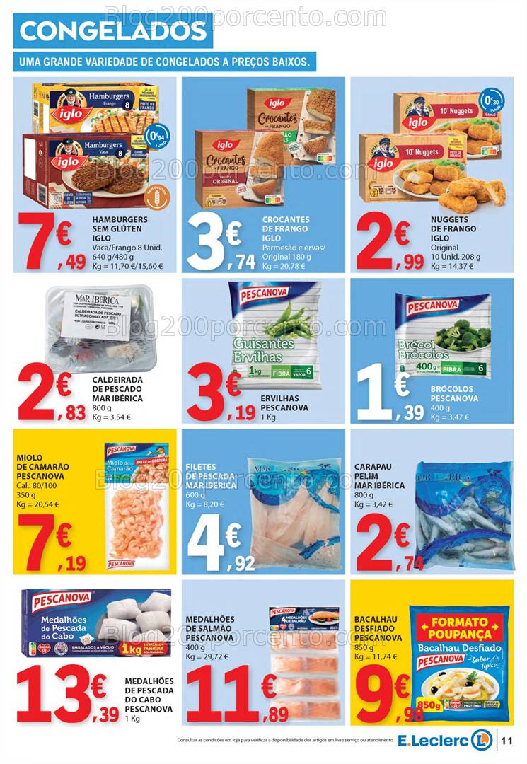 Antevisão Folheto E-LECLERC Páscoa + Promoções de 10 a 21 abril