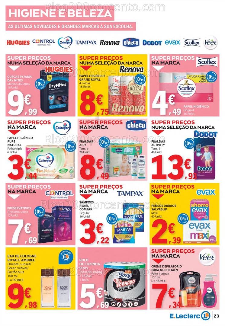 Antevisão Folheto E-LECLERC Páscoa + Promoções de 10 a 21 abril