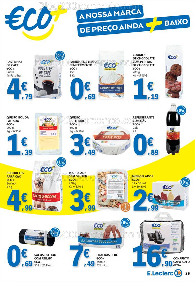 Antevisão Folheto E-LECLERC Páscoa + Promoções de 10 a 21 abril
