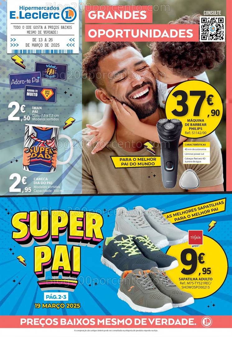 Antevisão Folheto E-LECLERC Promoções de 13 a 26 março