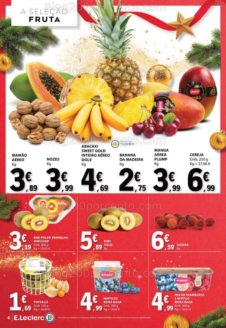 Antevisão Folheto E-LECLERC Natal Gourmet Promoções de 10 a 24 dezembro