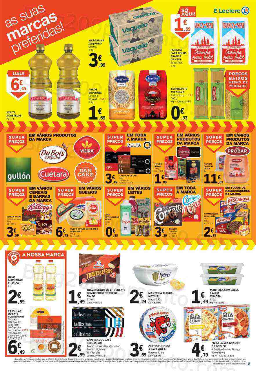 Antevisão Folheto E-LECLERC Promoções Fim de Semana - 14 a 16 abril