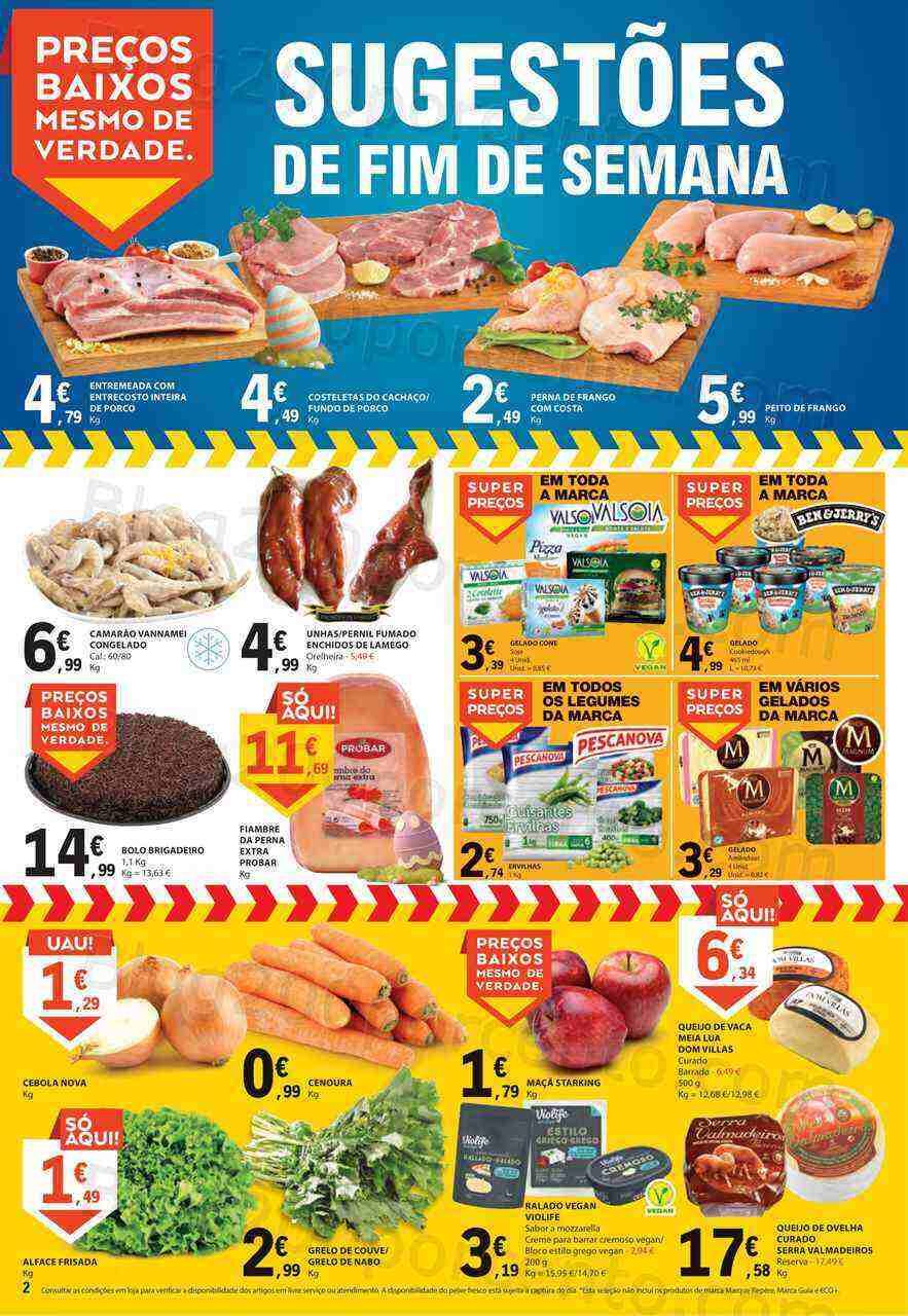 Antevisão Folheto E-LECLERC Promoções Fim de Semana - 7 a 9 abril