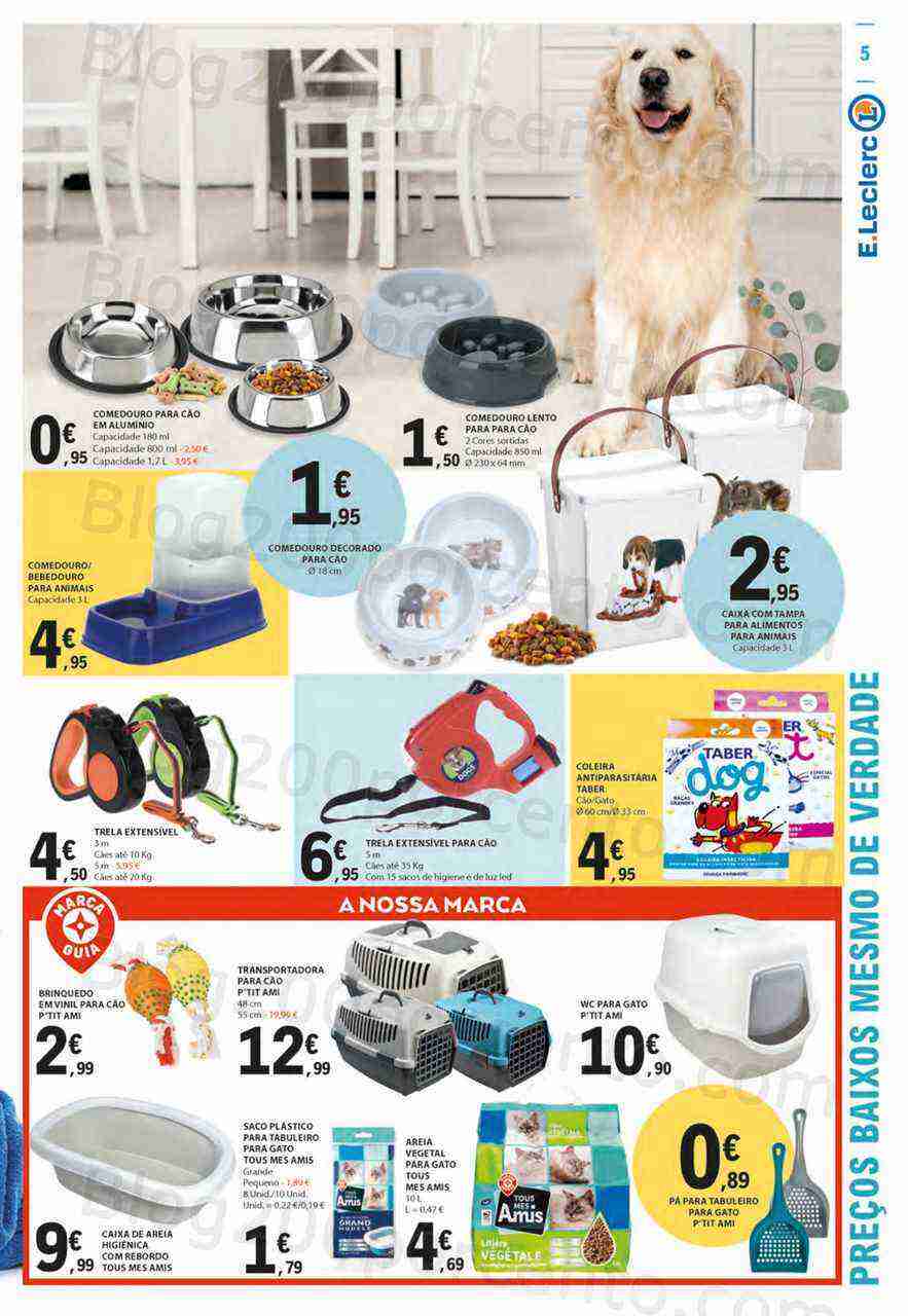 Antevisão Folheto E-LECLERC Bazar Promoções de 13 a 26 abril