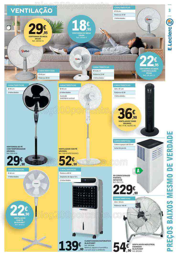 Antevisão Folheto E-LECLERC Bazar Verão Promoções de 20 julho a 2 agosto