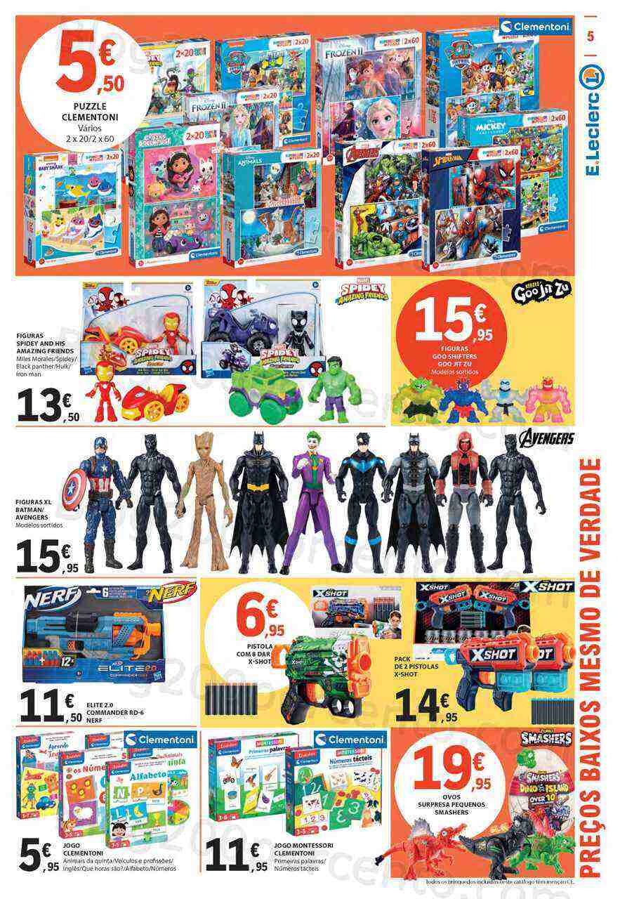 Antevisão Folheto E-LECLERC Promoções Bazar Páscoa - 30 março a 12 abril