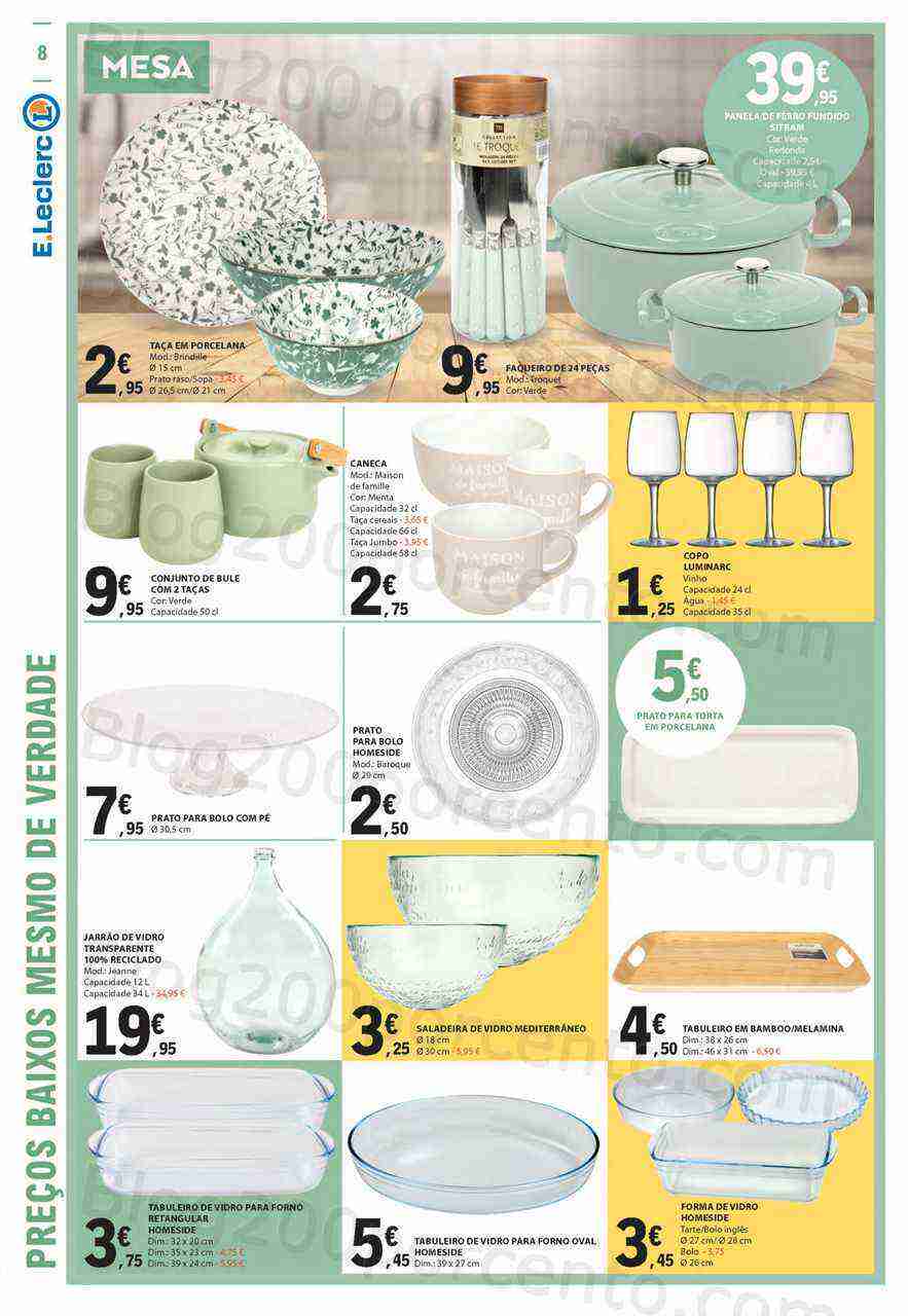 Antevisão Folheto E-LECLERC Promoções Bazar Páscoa - 30 março a 12 abril