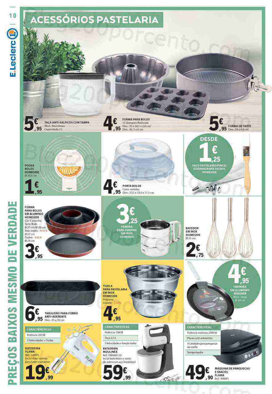 Antevisão Folheto E-LECLERC Promoções Bazar Páscoa - 30 março a 12 abril