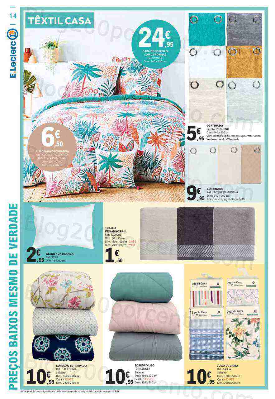 Antevisão Folheto E-LECLERC Promoções Bazar Páscoa - 30 março a 12 abril