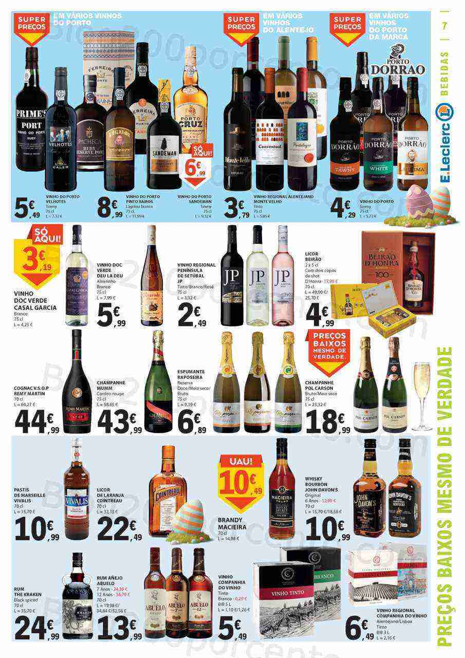 Antevisão Folheto E-LECLERC Especial Páscoa Promoções de 28 março a 9 abril