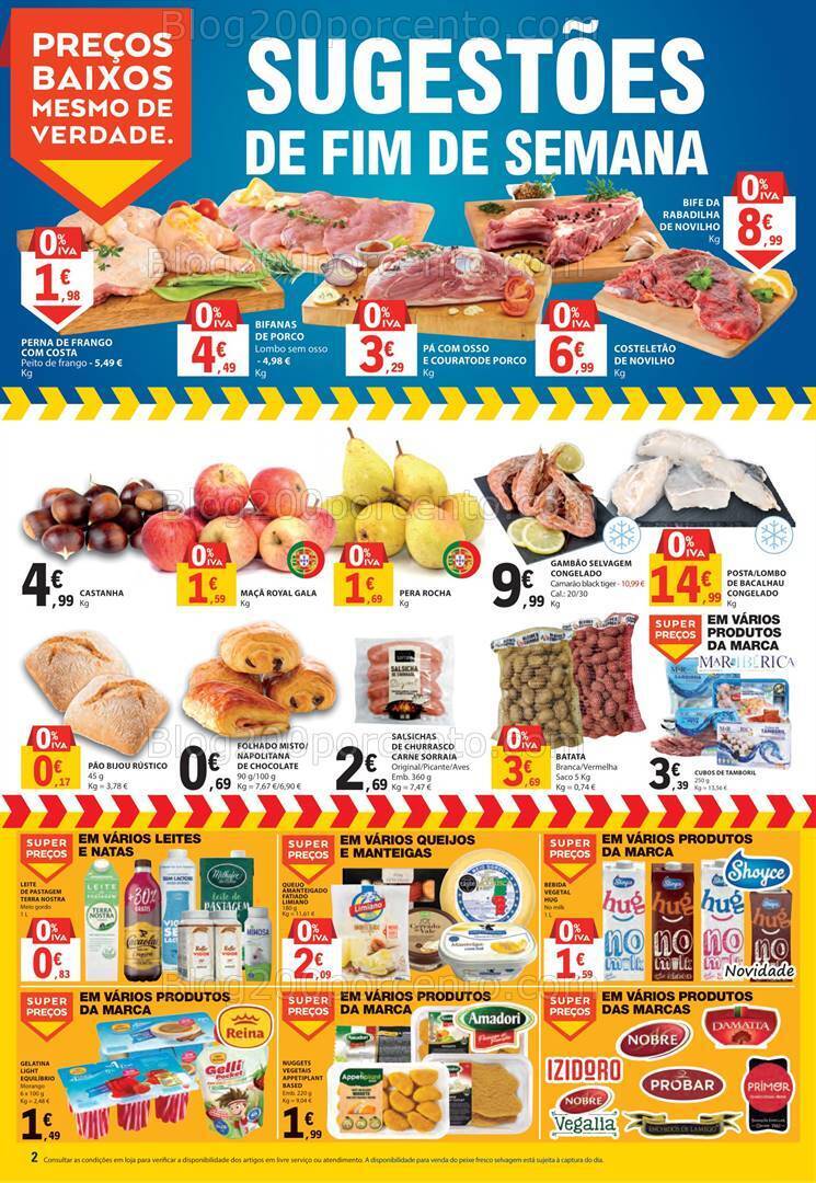 Antevisão Folheto E-LECLERC Promoções Fim de Semana - 13 a 15 outubro