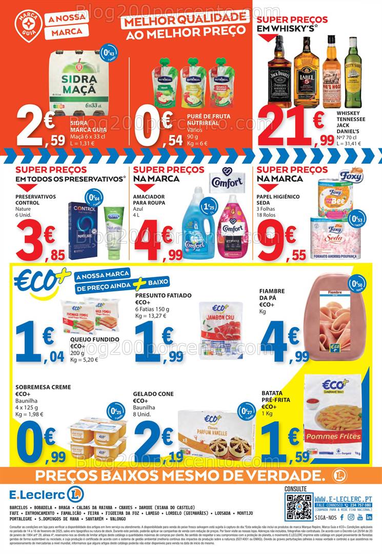 Antevisão Folheto E-LECLERC Promoções Fim de Semana - 14 a 16 fevereiro