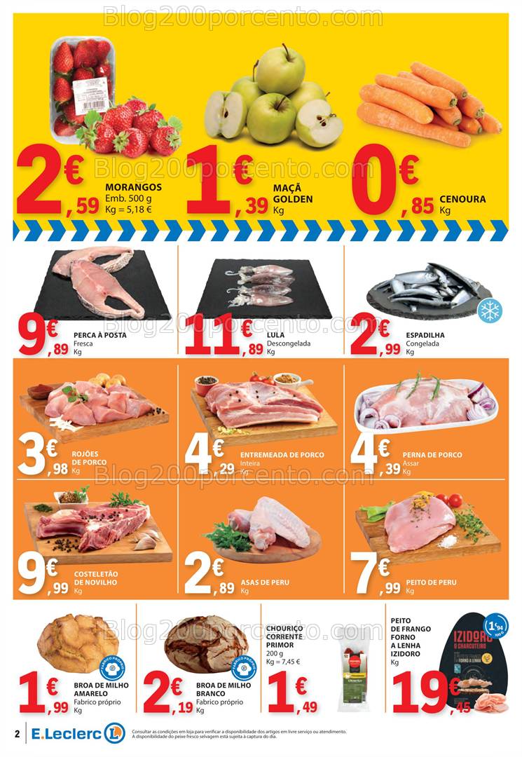 Antevisão Folheto E-LECLERC Promoções Fim de Semana - 14 a 16 março