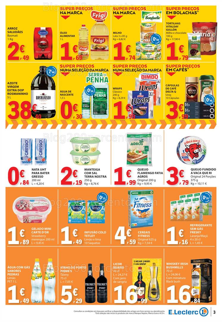 Antevisão Folheto E-LECLERC Promoções Fim de Semana - 16 a 18 maio