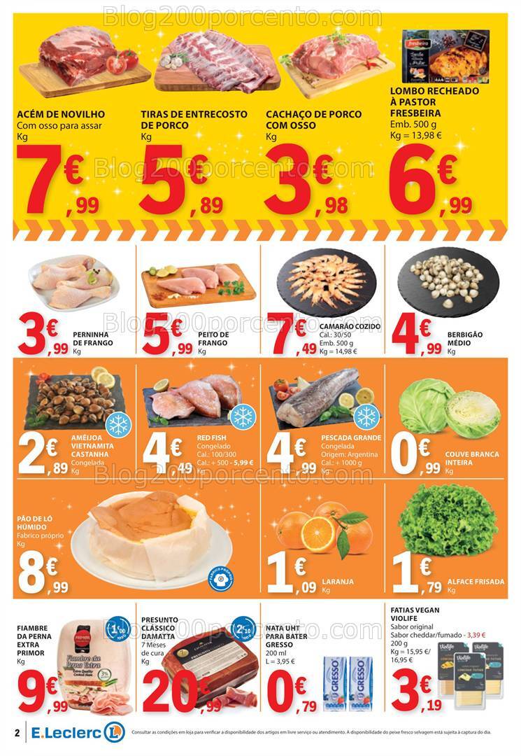 Antevisão Folheto E-LECLERC Promoções Fim de Semana - 20 a 22 dezembro