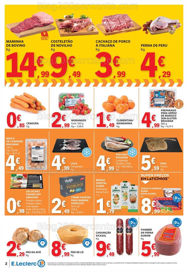 Antevisão Folheto E-LECLERC Promoções Fim de Semana - 21 e 23 fevereiro