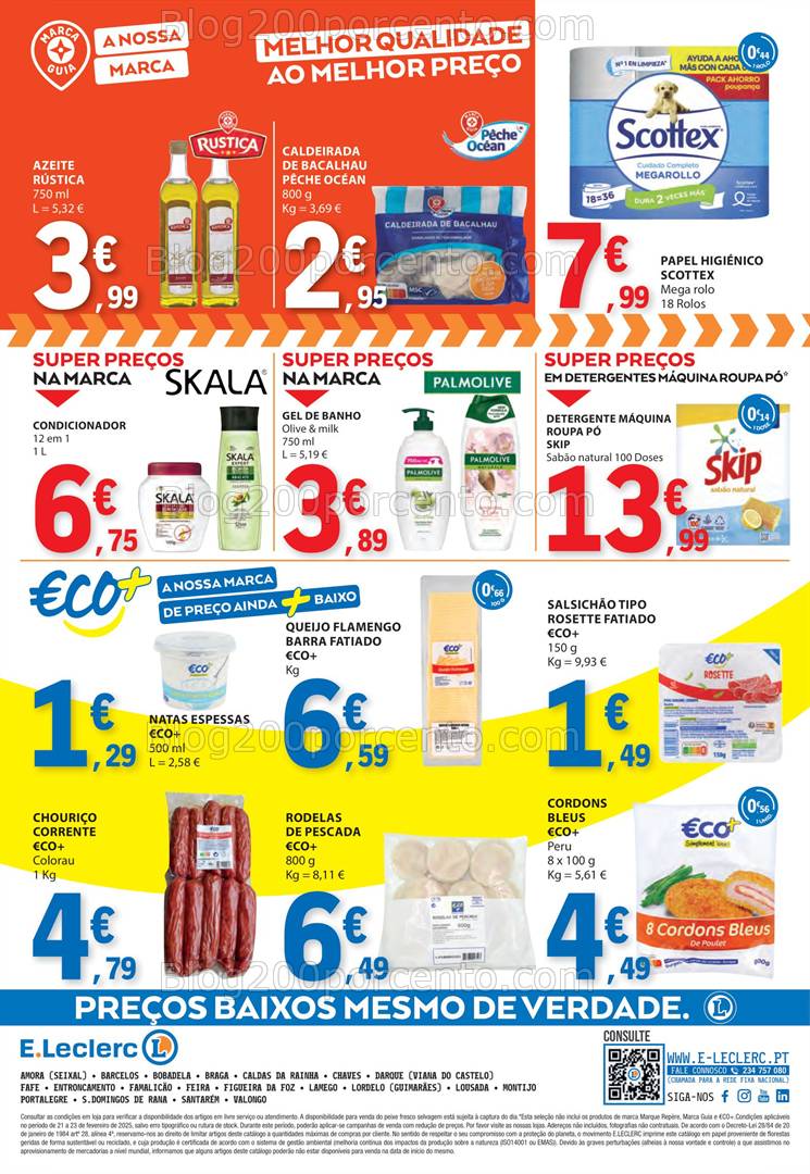 Antevisão Folheto E-LECLERC Promoções Fim de Semana - 21 e 23 fevereiro
