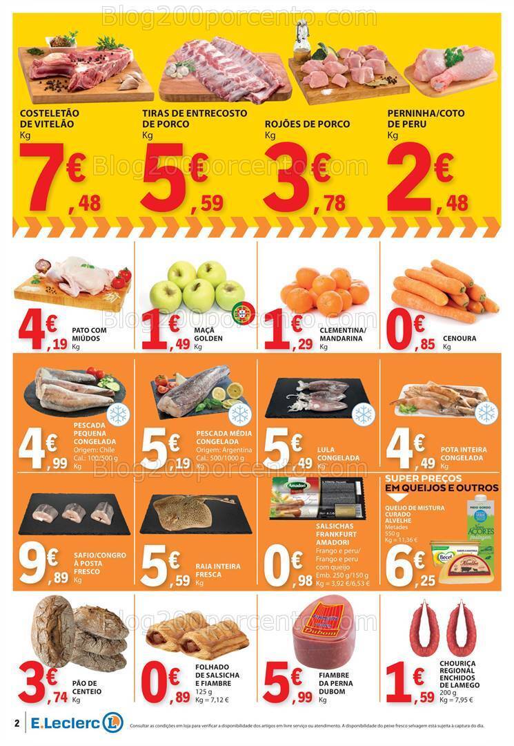 Antevisão Folheto E-LECLERC Promoções Fim de Semana - 23 a 25 fevereiro