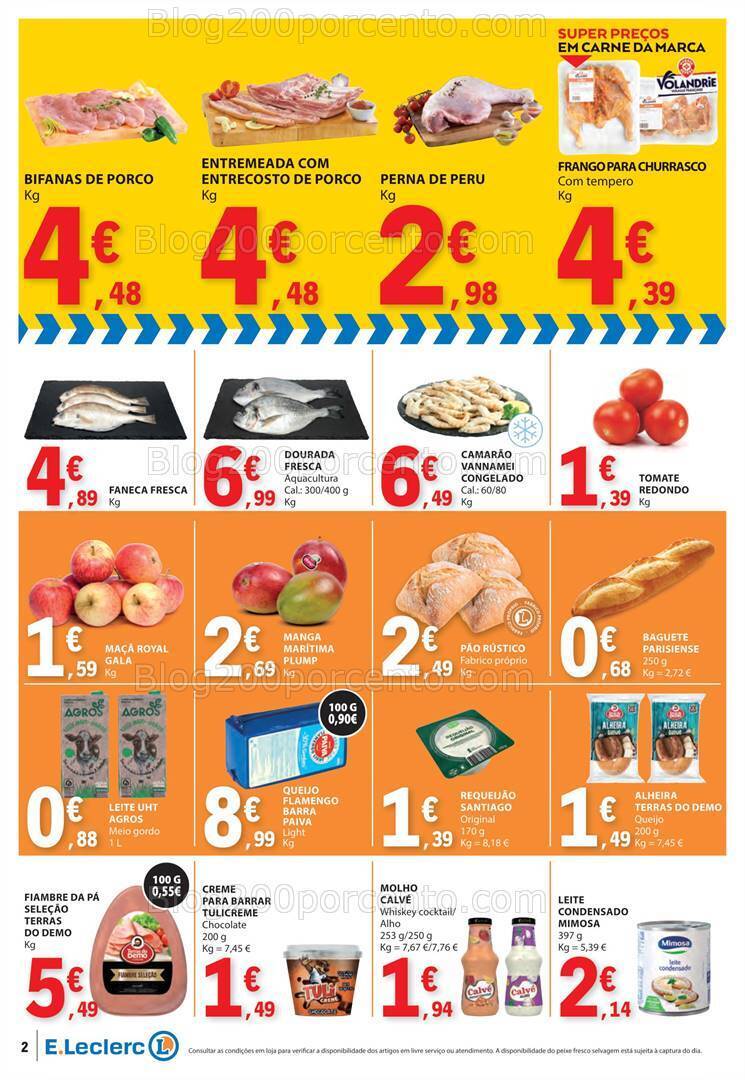 Antevisão Folheto E-LECLERC Promoções Fim de Semana - 24 a 26 maio