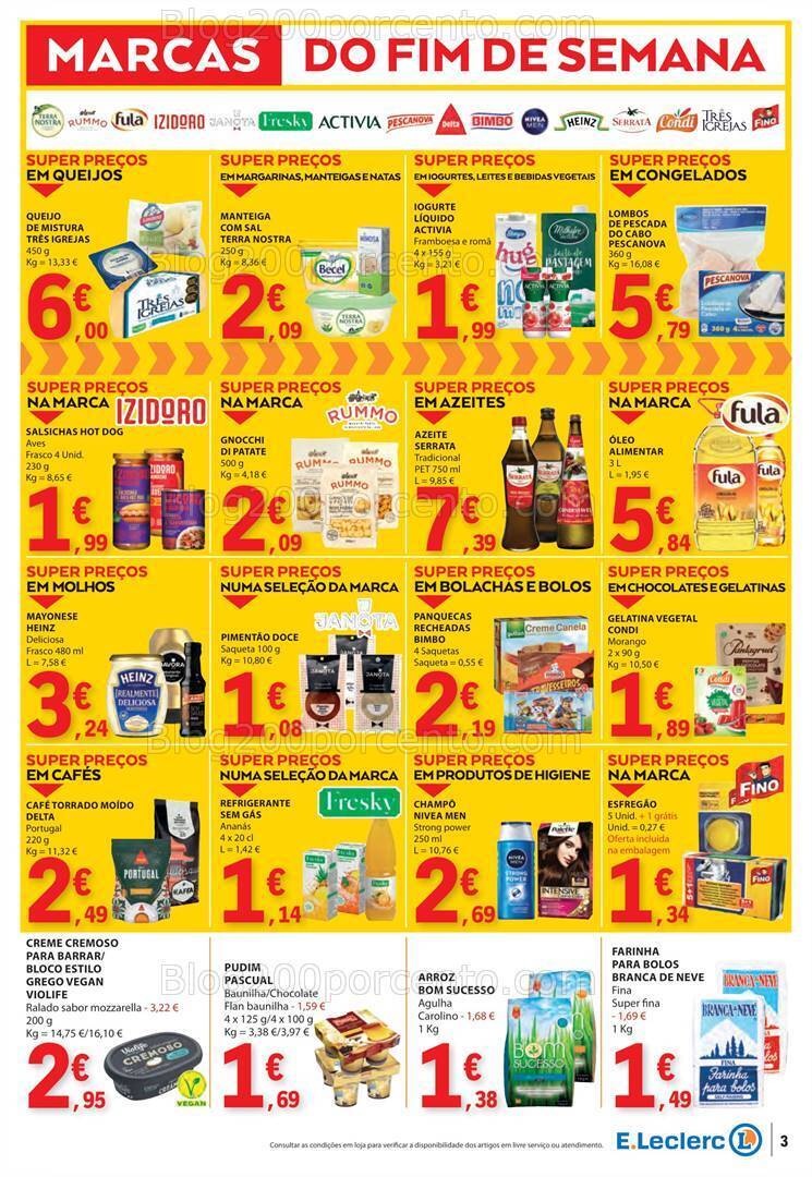 Antevisão Folheto E-LECLERC Fim de Semana Promoções de 26 a 28 janeiro
