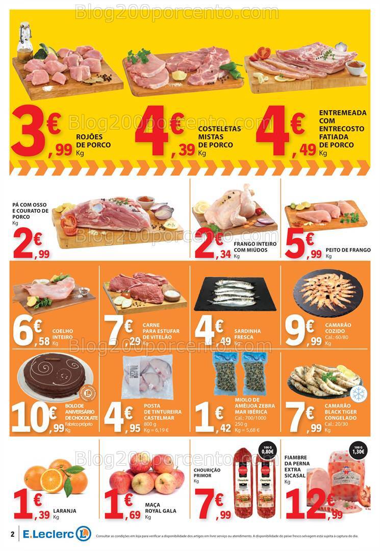 Antevisão Folheto E-LECLERC Promoções Fim de Semana - 27 a 29 setembro