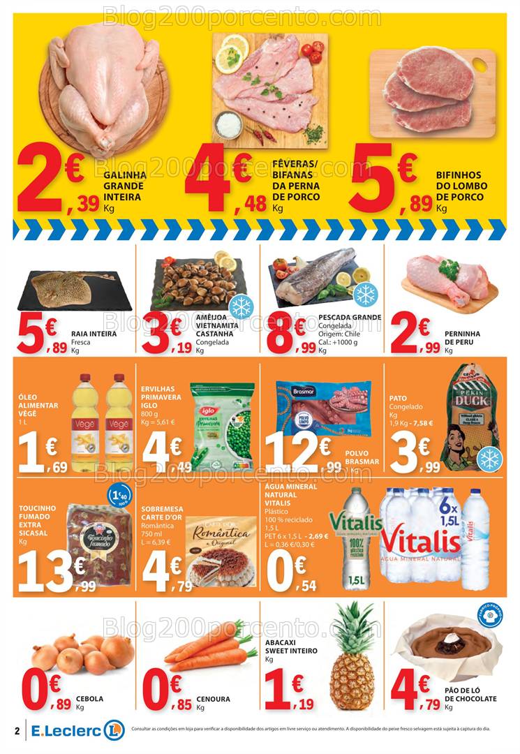 Antevisão Folheto E-LECLERC Promoções Fim de Semana - 28 a 30 março