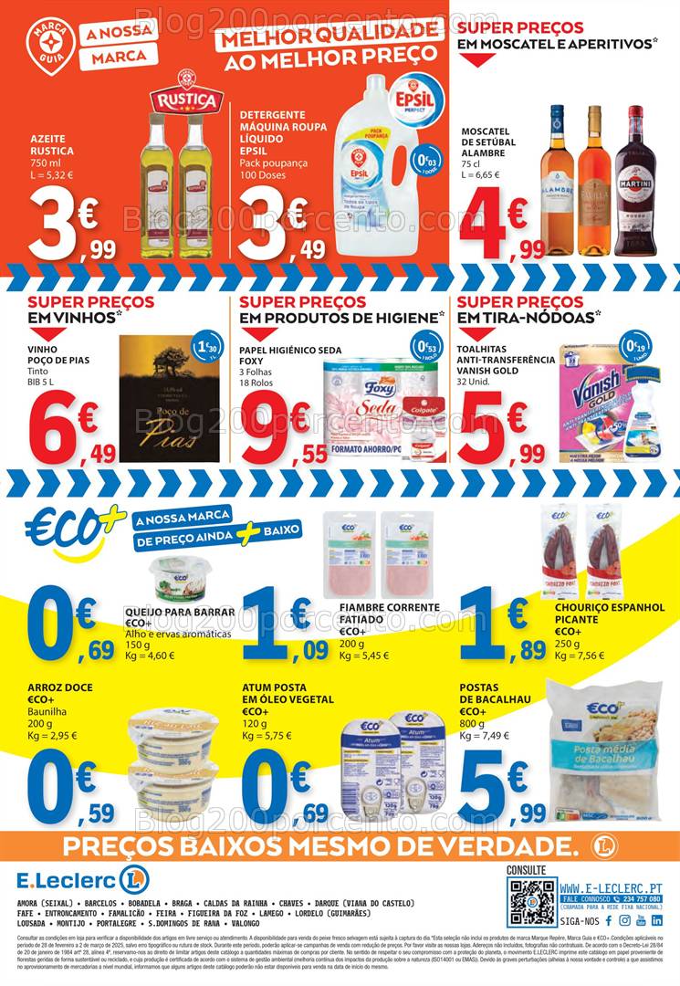 Antevisão Folheto E-LECLERC Promoções Fim de Semana - 28 fevereiro a 2 março