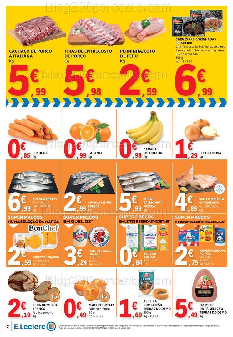 Antevisão Folheto E-LECLERC Promoções Fim de Semana - 29 a 31 março