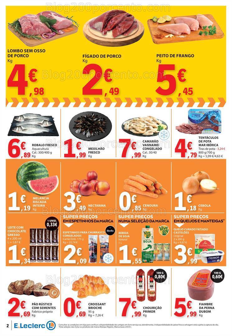 Antevisão Folheto E-LECLERC Promoções Fim de Semana - 31 maio a 2 junho