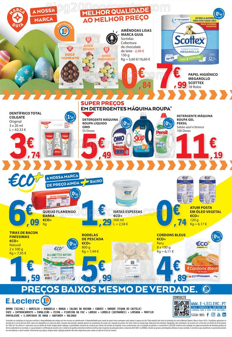 Antevisão Folheto E-LECLERC Promoções Fim de Semana - 4 a 6 abril
