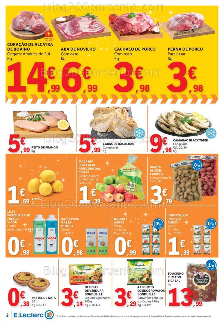 Antevisão Folheto E-LECLERC Promoções Fim de Semana - 6 a 8 dezembro