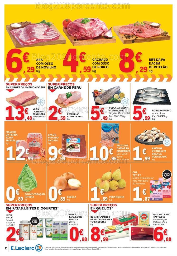 Antevisão Folheto E-LECLERC Promoções Fim de Semana - 6 a 8 setembro