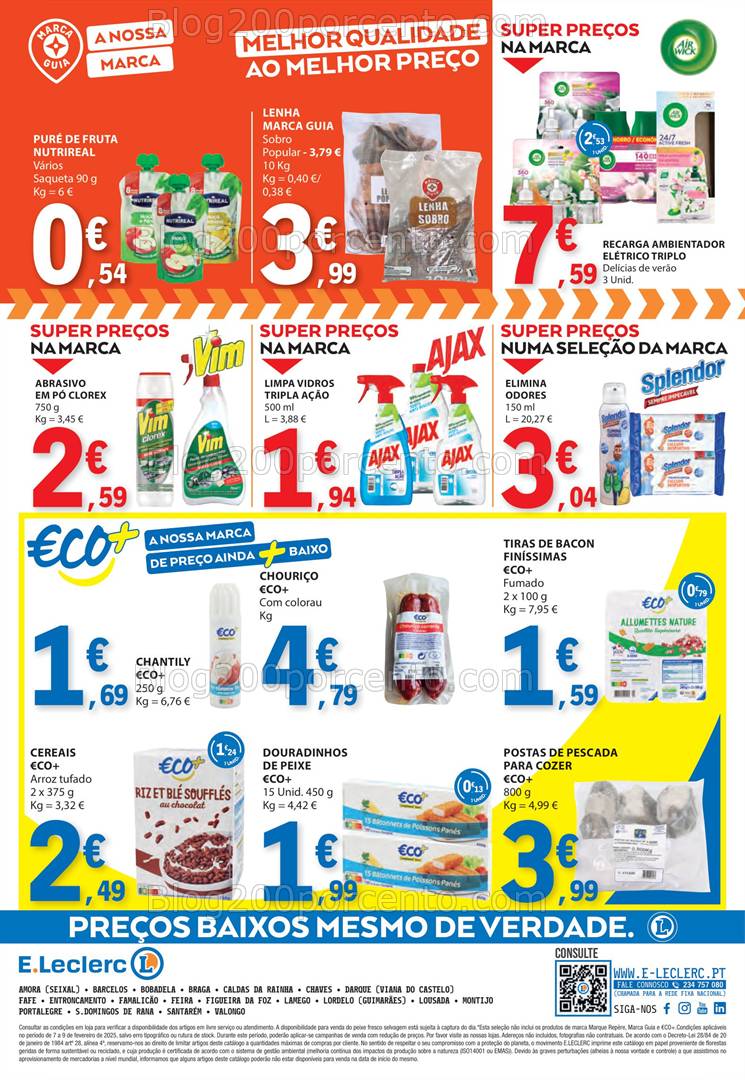 Antevisão Folheto E-LECLERC Promoções Fim de Semana - 7 a 9 fevereiro