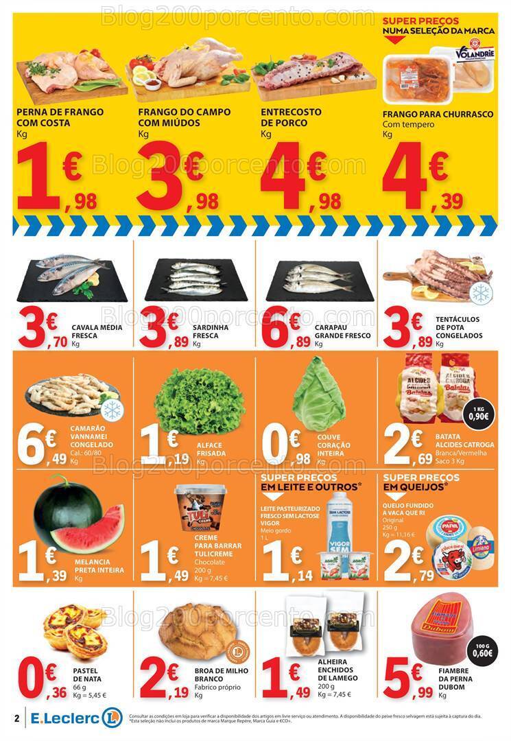 Antevisão Folheto E-LECLERC Promoções Fim de Semana - 7 a 9 junho