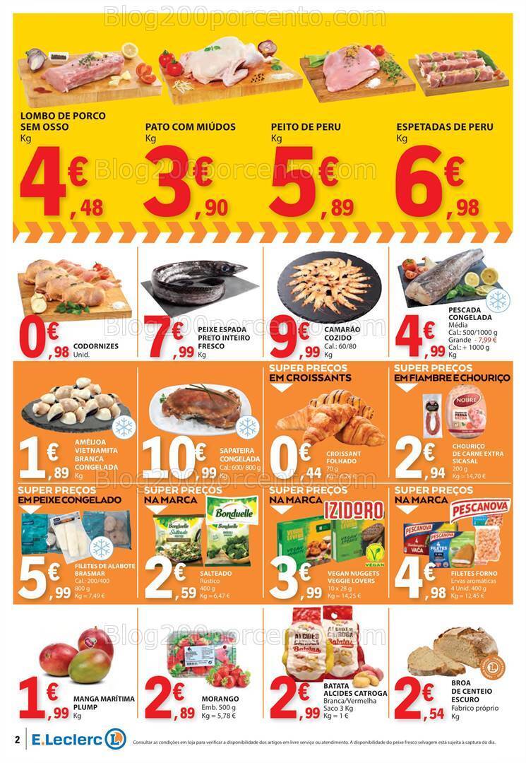 Antevisão Folheto E-LECLERC Promoções Fim de Semana - 8 a 10 março