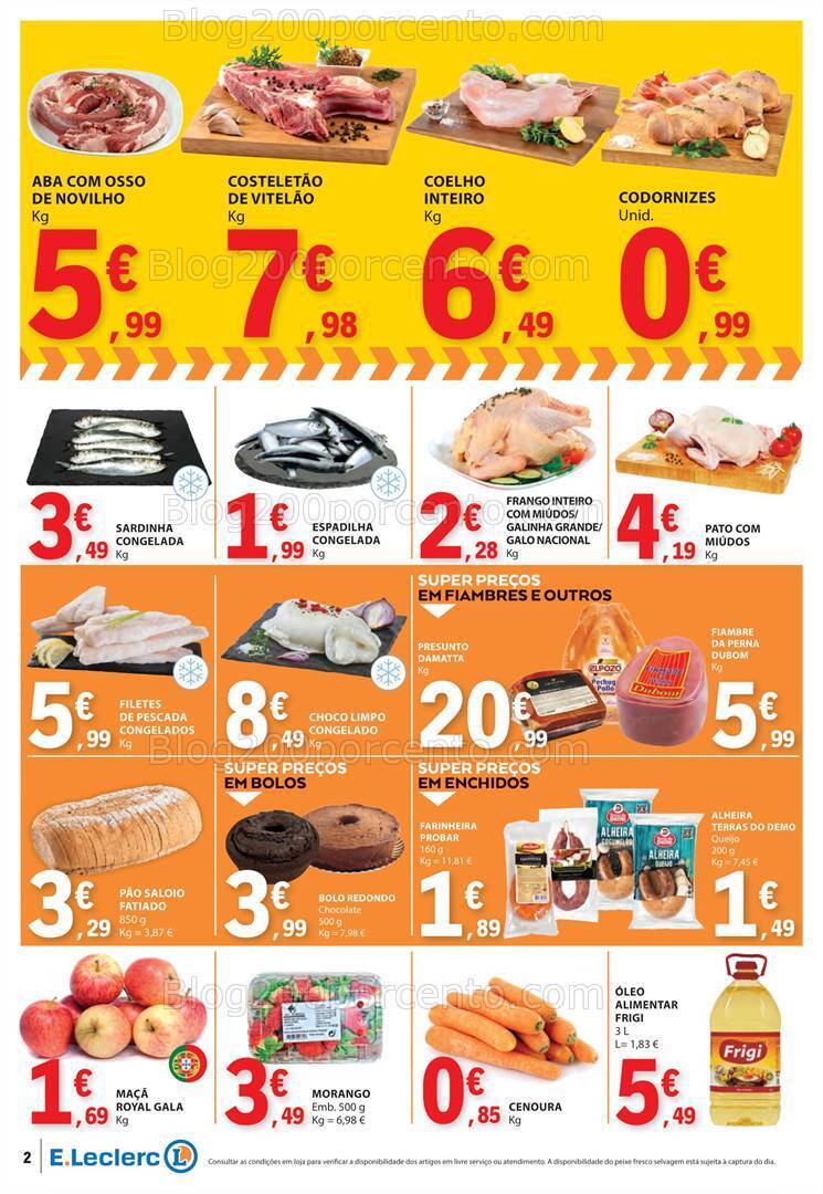 Antevisão Folheto E-LECLERC Promoções Fim de Semana - 9 a 11 fevereiro