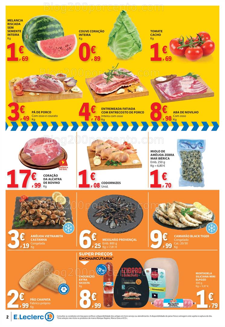 Antevisão Folheto E-LECLERC Promoções Fim de Semana - 9 a 11 maio