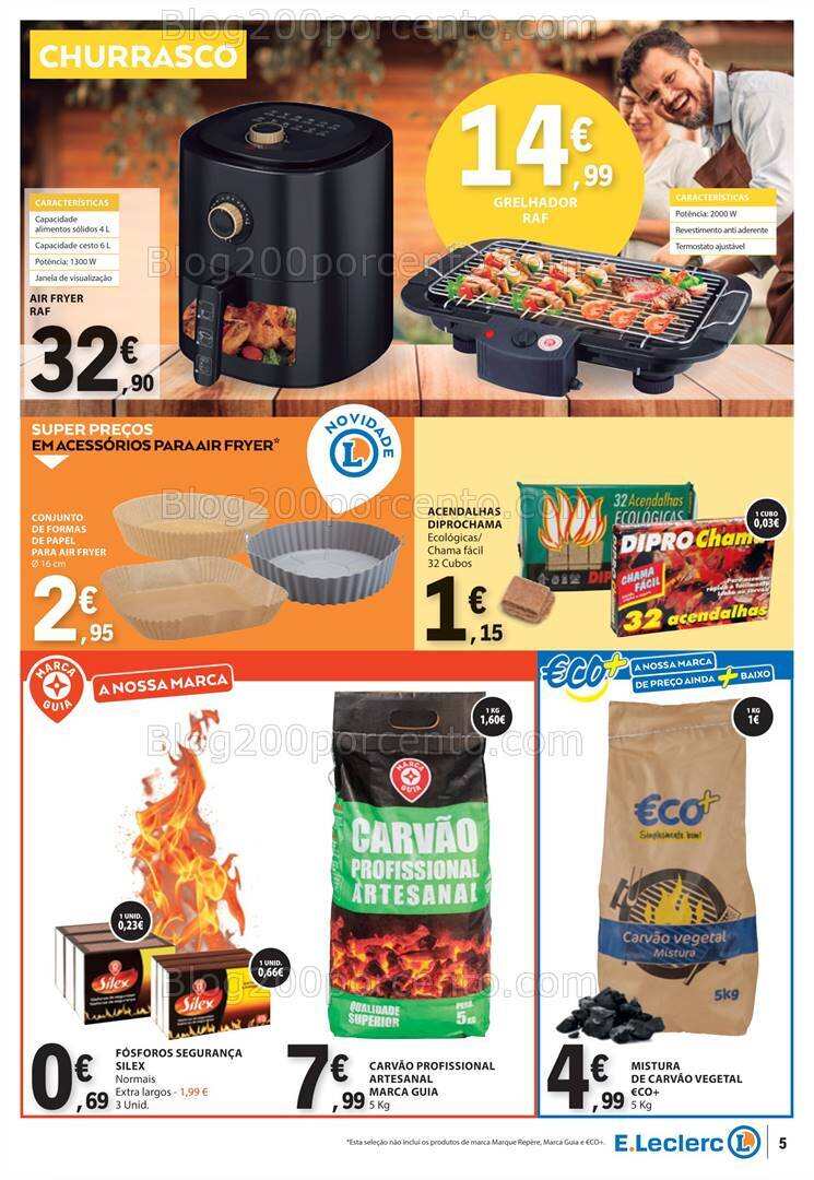 Antevisão Folheto E-LECLERC Bazar Promoções de 18 a 31 julho
