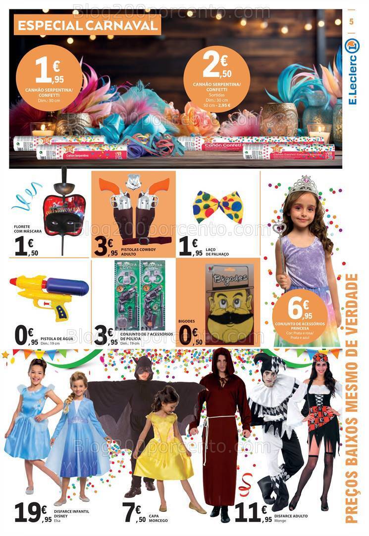 Antevisão Folheto E-LECLERC Bazar + Dia dos Namorados Promoções de 1 a 14 fevereiro